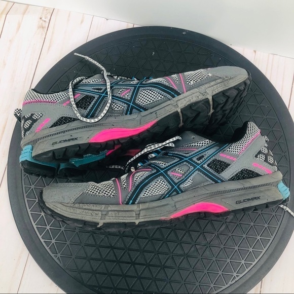ASICS women’s Athletic gray gym shoes 10 - Picture 11 of 12